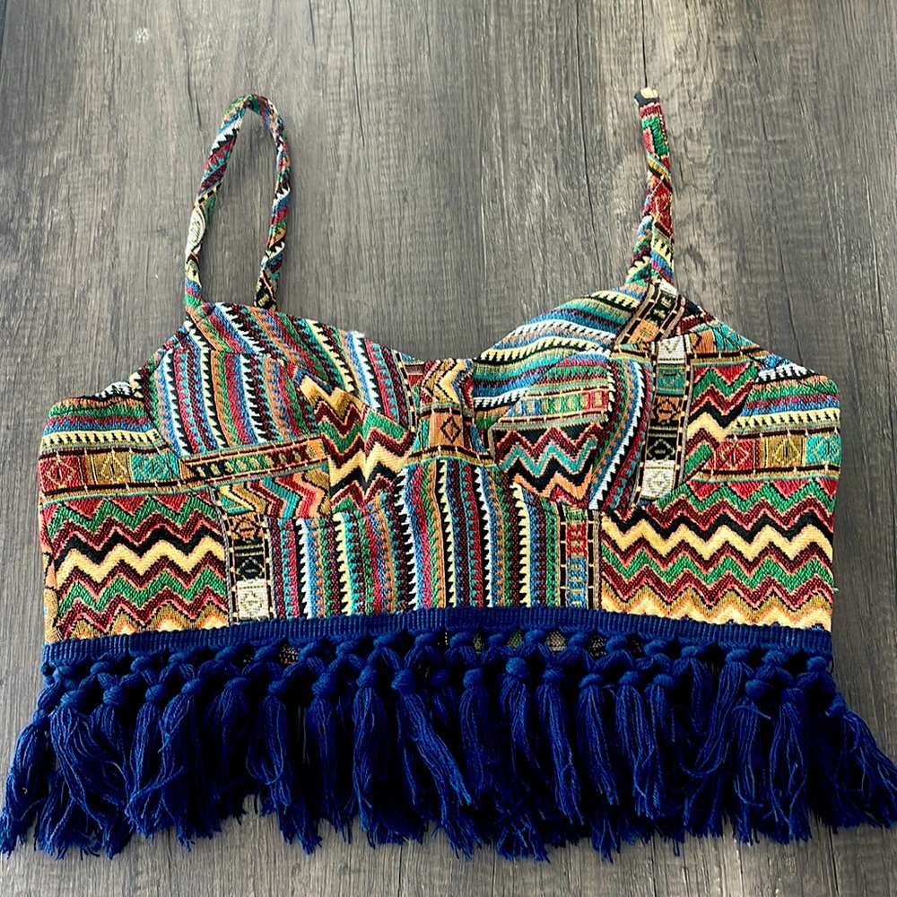 Boho crop top